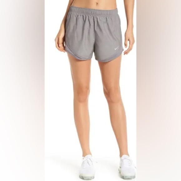 Nike Pants - Nike DRI-FIT Tempo Women's Brief Lined Running Active Shorts Gray S